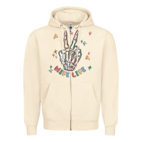 Sandshell wife life Zipper Hoodie - MaliasSmallBusiness