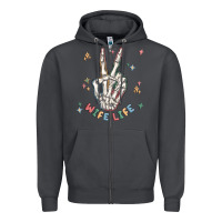 Smoke wife life Zipper Hoodie - MaliasSmallBusiness