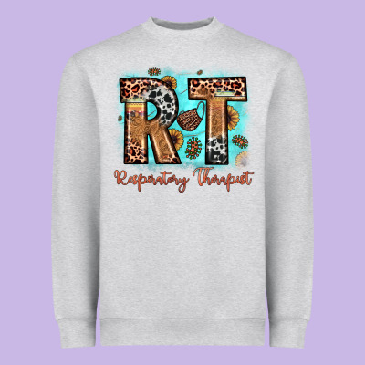 Rt Respiratory Therapist Heavyweight Sweatshirt Designed By Jahusdesignshop