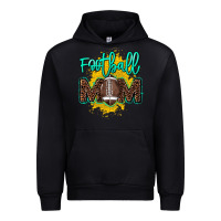 Black Football Mom Mother's Day Urban Hoodie - HowdyJamesFarm