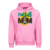 Fuchsia Pink Football Mom Mother's Day Urban Hoodie - HowdyJamesFarm
