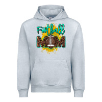 Heather Grey Football Mom Mother's Day Urban Hoodie - HowdyJamesFarm