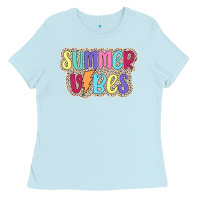 Baby Blue summer vibes Ladies Tee - JahusDesignShop