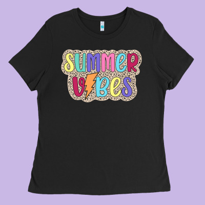 Summer Vibes Ladies Tee Designed By Jahusdesignshop