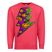 Cardinal halloween lightning bolt Premium Sweatshirt - BundleAndBundleShop