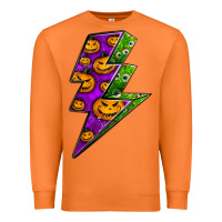 Carrot halloween lightning bolt Premium Sweatshirt - BundleAndBundleShop