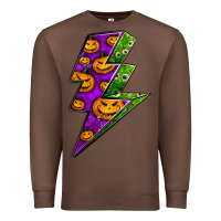 Chestnut halloween lightning bolt Premium Sweatshirt - BundleAndBundleShop