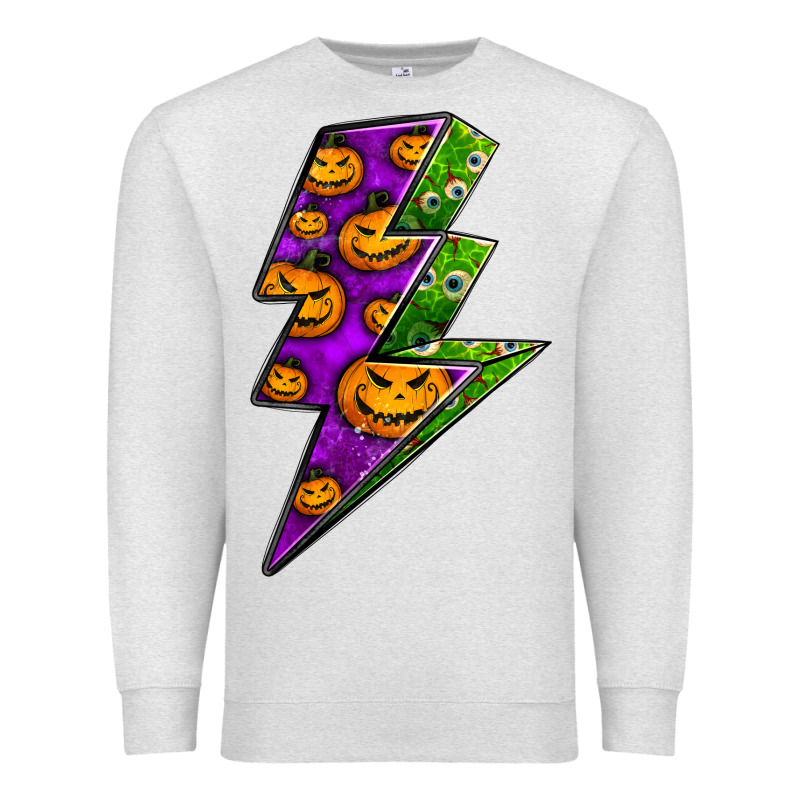 Halloween Lightning Bolt Premium Sweatshirt by BundleAndBundleShop | Teevron