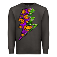 Smoke halloween lightning bolt Premium Sweatshirt - BundleAndBundleShop