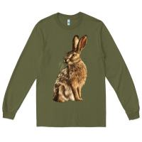 Army Green Hares Long Sleeve Tee - LillyAllenDesigns