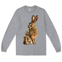 Heather Grey Hares Long Sleeve Tee - LillyAllenDesigns