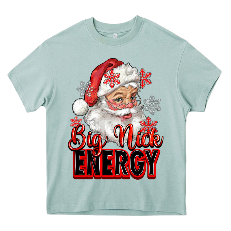 Big Nick Energy Santa Claus Heavy Core Tee by RanaPortraitStore | Teevron
