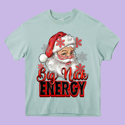 Heavy Core Tee big nick energy santa claus
