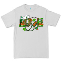 Dove Grey st patricks day love nurse Premium Tee - RanaPortraitStore