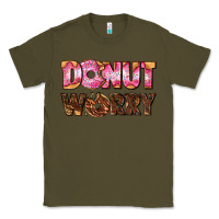 Army Green donut worry with donut Classic Tee - AdoDesignShop