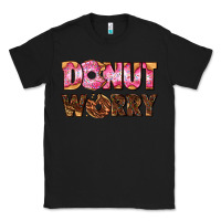 Black donut worry with donut Classic Tee - AdoDesignShop