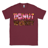 Burgundy donut worry with donut Classic Tee - AdoDesignShop