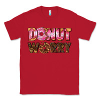 Red donut worry with donut Classic Tee - AdoDesignShop