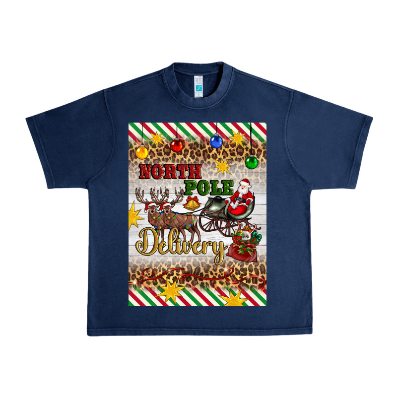 Christmas North Pole Delivery Urban Heavy Tee by Artiststas | Teevron