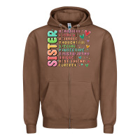 Chestnut sister beautiful loyal reliable Zipper Hoodie - MaliasSmallBusiness