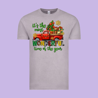 Its The Most Wonderful Time Of The Year Vintage Tee Designed By Adodesignshop
