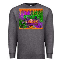 Charcoal Heather spooky vibes tumbler Premium Sweatshirt - BundleAndBundleShop