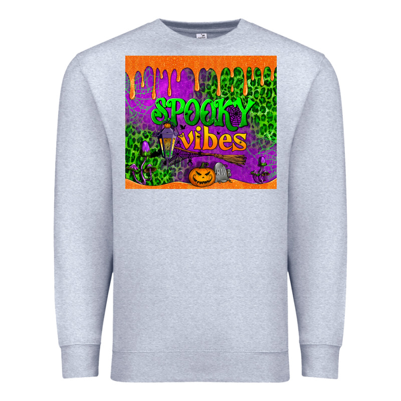 Spooky Vibes Tumbler Premium Sweatshirt by BundleAndBundleShop | Teevron