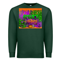 Sports Green spooky vibes tumbler Premium Sweatshirt - BundleAndBundleShop