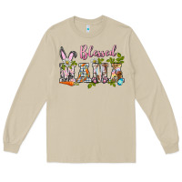 Mushroom blessed mama easter Long Sleeve Tee - BarkalooDesign