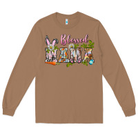Toasted Coconut blessed mama easter Long Sleeve Tee - BarkalooDesign
