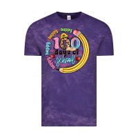 Cloud Purple happy 100 days of school Vintage Tee - Artiststas