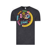Vintage Black happy 100 days of school Vintage Tee - Artiststas