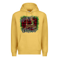 Antique Gold Merry Christmas Deer Premium Hoodie - Bettercallsaul