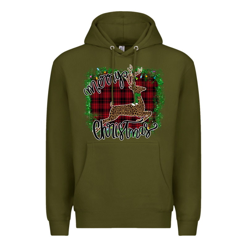 Merry Christmas Deer Premium Hoodie by Bettercallsaul | Teevron