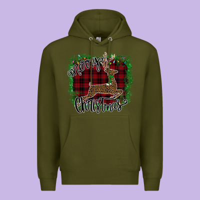 Merry Christmas Deer Premium Hoodie Designed By Bettercallsaul