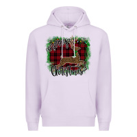 Lilac Merry Christmas Deer Premium Hoodie - Bettercallsaul