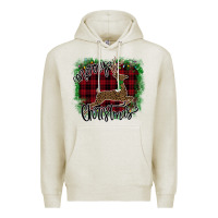 Oatmeal Heather Merry Christmas Deer Premium Hoodie - Bettercallsaul