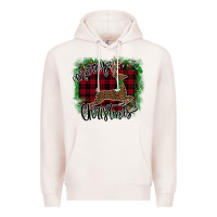 Pale Pink Merry Christmas Deer Premium Hoodie - Bettercallsaul