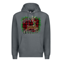 Rock Merry Christmas Deer Premium Hoodie - Bettercallsaul