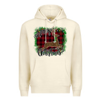 Sandshell Merry Christmas Deer Premium Hoodie - Bettercallsaul