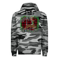 Slate Camo Merry Christmas Deer Premium Hoodie - Bettercallsaul