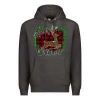 Smoke Merry Christmas Deer Premium Hoodie - Bettercallsaul