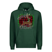 Sports Green Merry Christmas Deer Premium Hoodie - Bettercallsaul