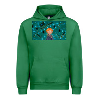 Emerald wizard boy and mouse Urban Hoodie - TumblerDesignByShophia