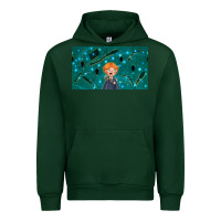 Forest Green wizard boy and mouse Urban Hoodie - TumblerDesignByShophia
