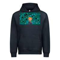 Navy wizard boy and mouse Urban Hoodie - TumblerDesignByShophia