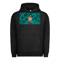 Pigment Black wizard boy and mouse Urban Hoodie - TumblerDesignByShophia