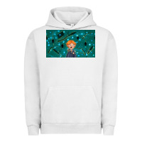 Pigment Lunar Rock wizard boy and mouse Urban Hoodie - TumblerDesignByShophia