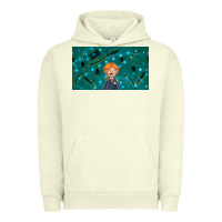 Pigment Pistachio wizard boy and mouse Urban Hoodie - TumblerDesignByShophia