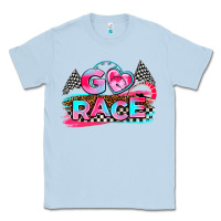 Dusty Blue go race Classic Tee - AdoDesignShop